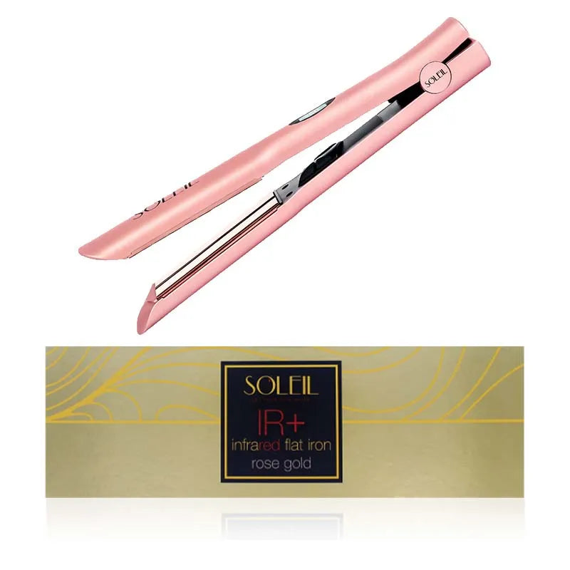 Soleil Infrared Flat Hair Iron Rose Gold L10Hsirpeu-M39