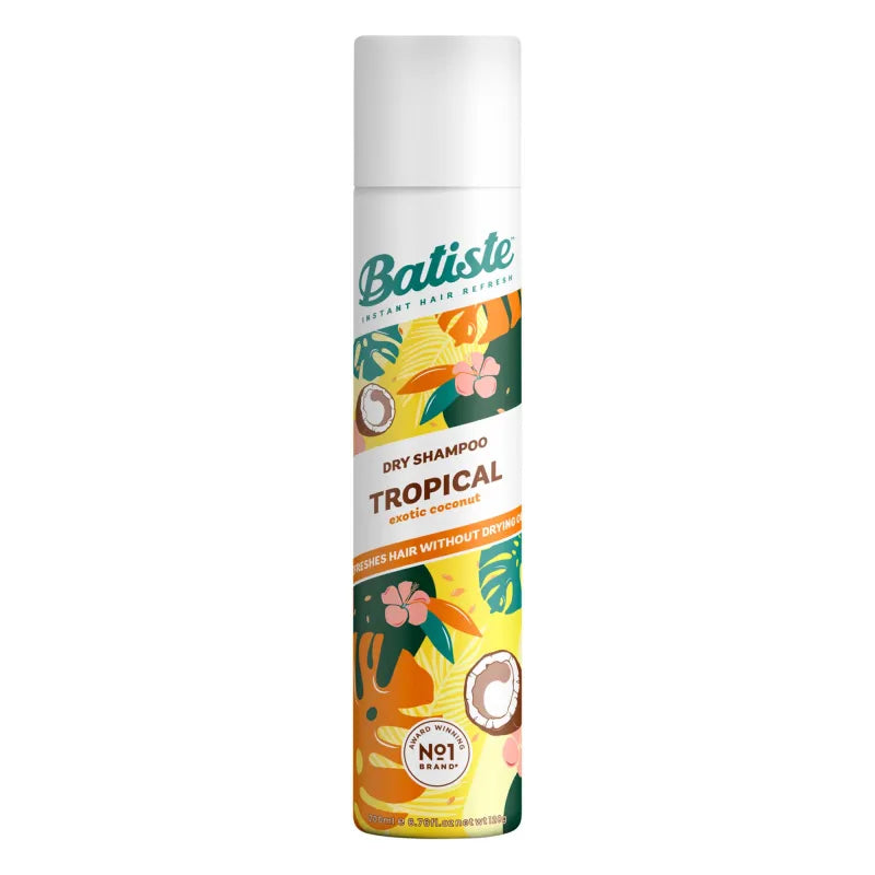 Batiste Tropical Dry Shampoo 200ML (Pack of 6)