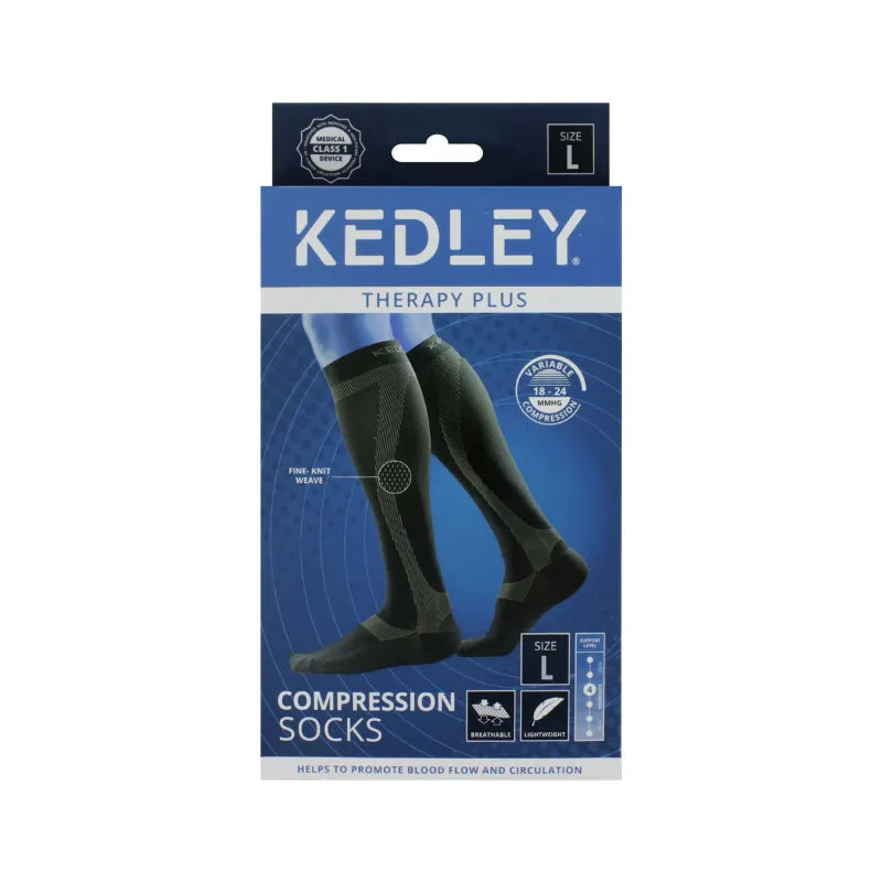 Kedley Compression Socks Large Ked082 (Pack of 3)