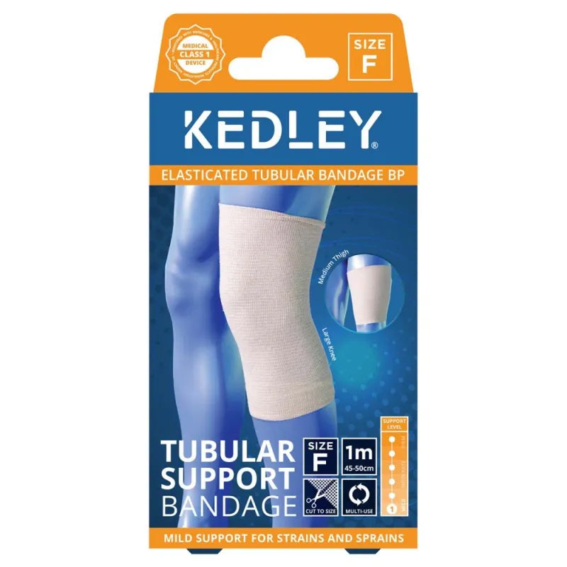 Kedley Tubular Support Bandage 1 Metre (Size F) Ked099 (Pack of 3)