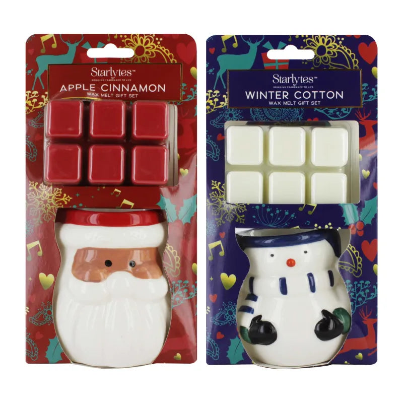 90675 Starlytes Xmas Burner & Wax Melts (Pack of 6)