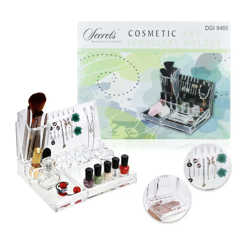 Dgi9466 Acrylic Cosmetic & Jewellery Holder (Pack of 6)