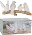 Aaa756960 Birds On Branch 16X7X7Cm White (Pack of 6)