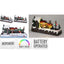 Abg102050 Winter Scene Train 32Cm Lights & Sound (Pack of 2)