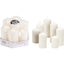 Tl3100000 Candle Pillar Set 7Ass White X6 (Pack of 6)
