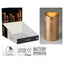 Ax5440320 LED Candle Timer 70X130Mm Gold Disp X12 (Pack of 12)