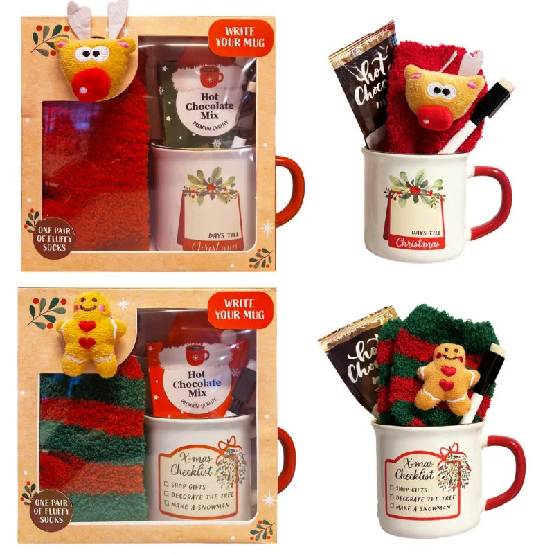 Christmas Mug/Sock Gift Set ...ds – seasonal decoration
