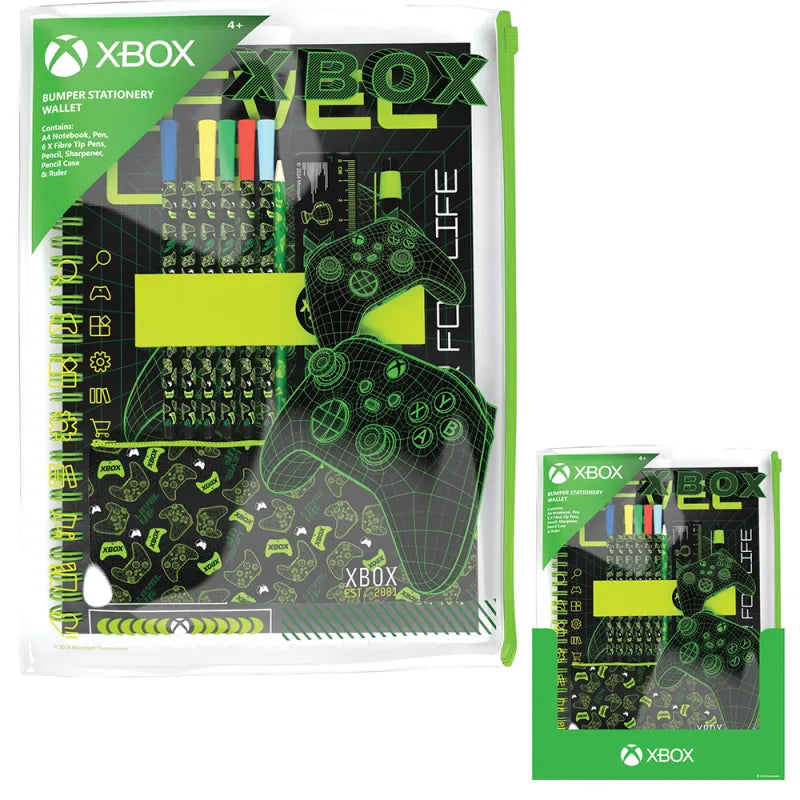 Fsc2-Xbxbswf Xbox Bumper Stationery Wallet X4 (Pack of 4)