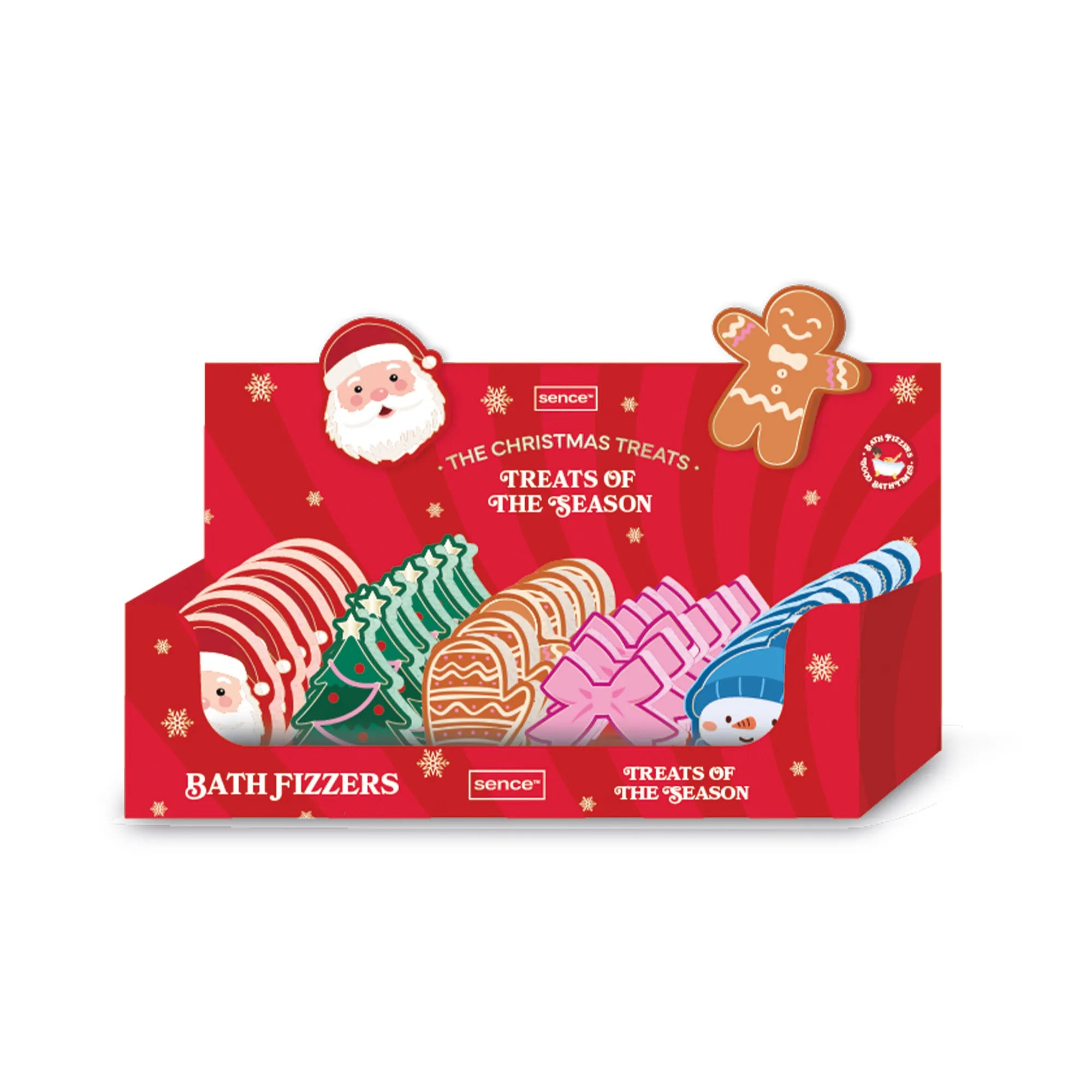 2063924 Xmas Treats Of The Season Bath Fizzers X24 (Pack of 12)