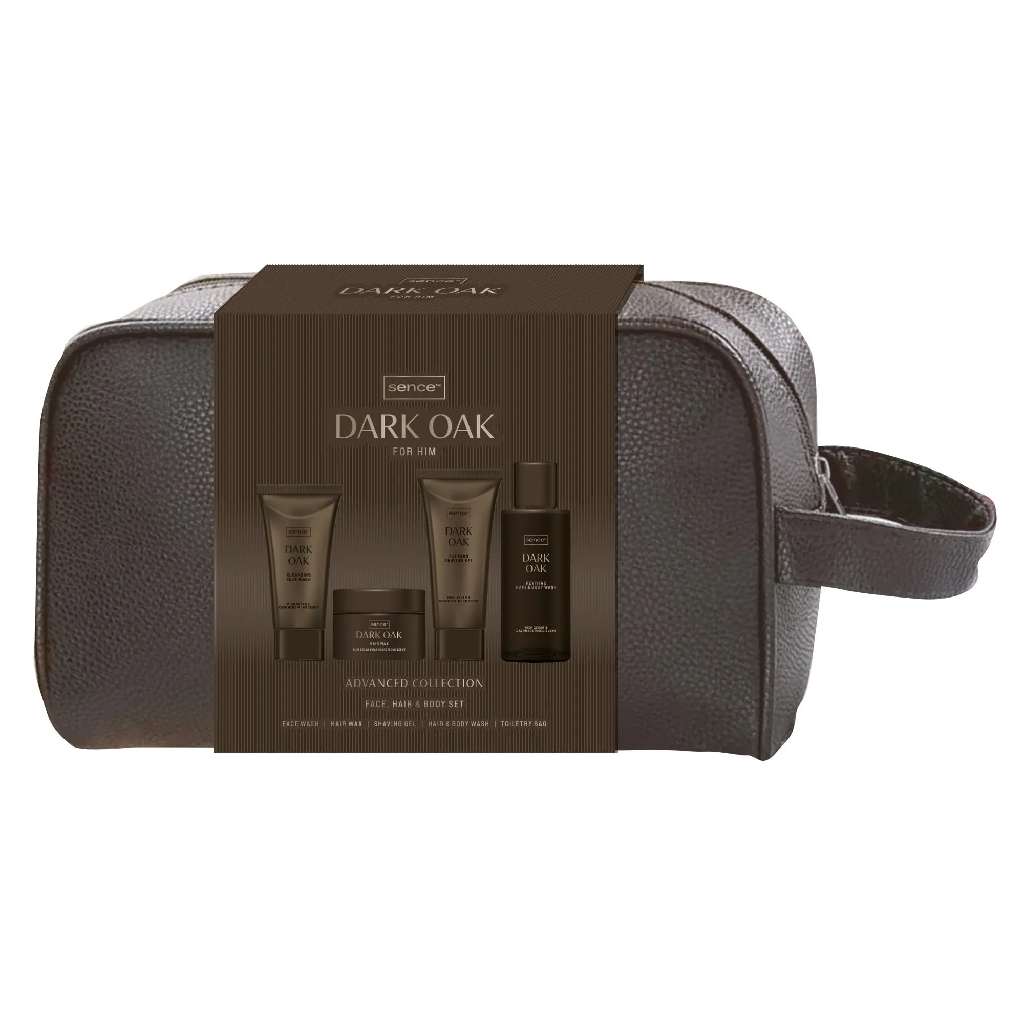 2065499 Dark Oak 5Pc Mens Gift Bag Set (Pack of 6)