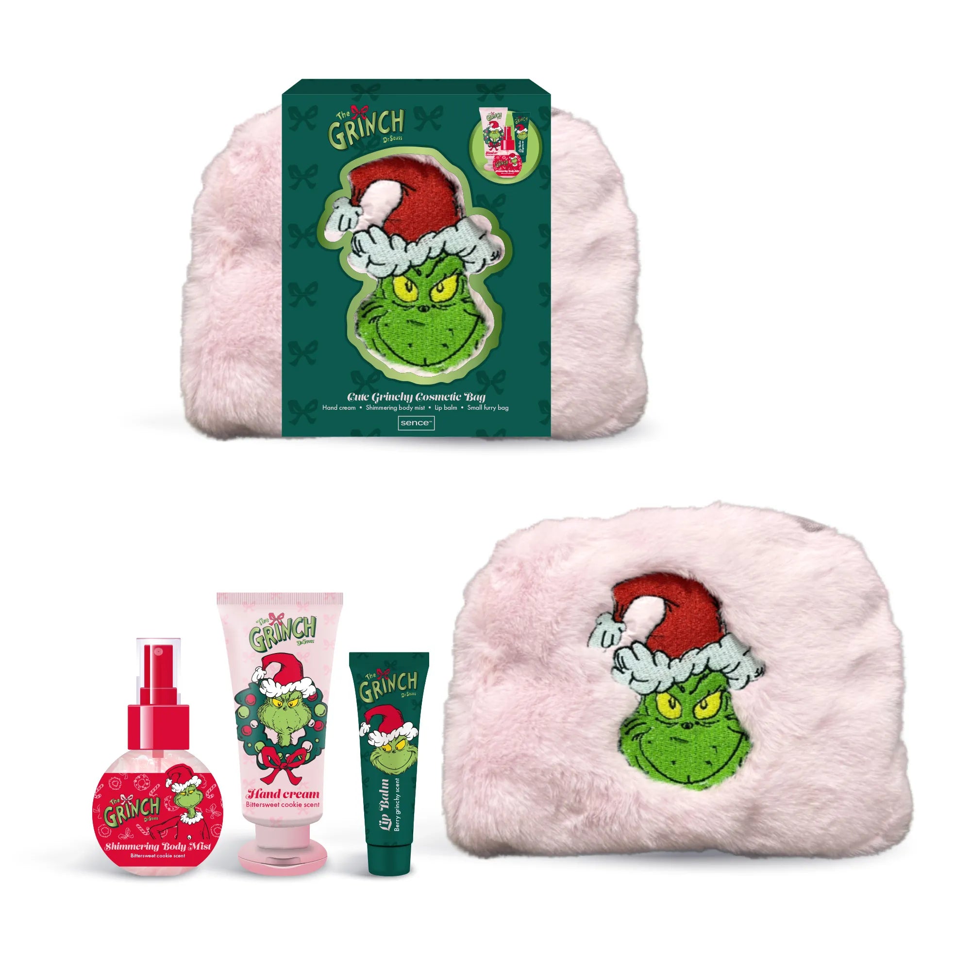 2065677 Grinch 4Pc Body Care Bag Set (Pack of 6)