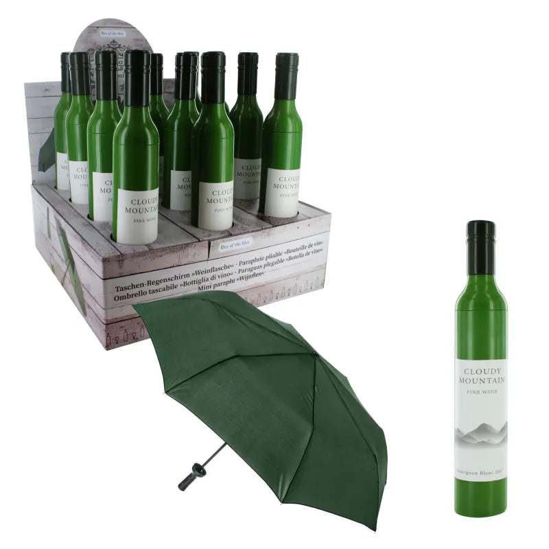 61/1841 White Wine Bottle Umbrella X12 (Pack of 12)