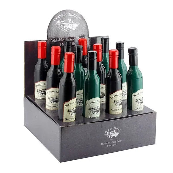 Wine Bottle Umbrella Display Mixed X12 Lp27669 (Pack of 12)