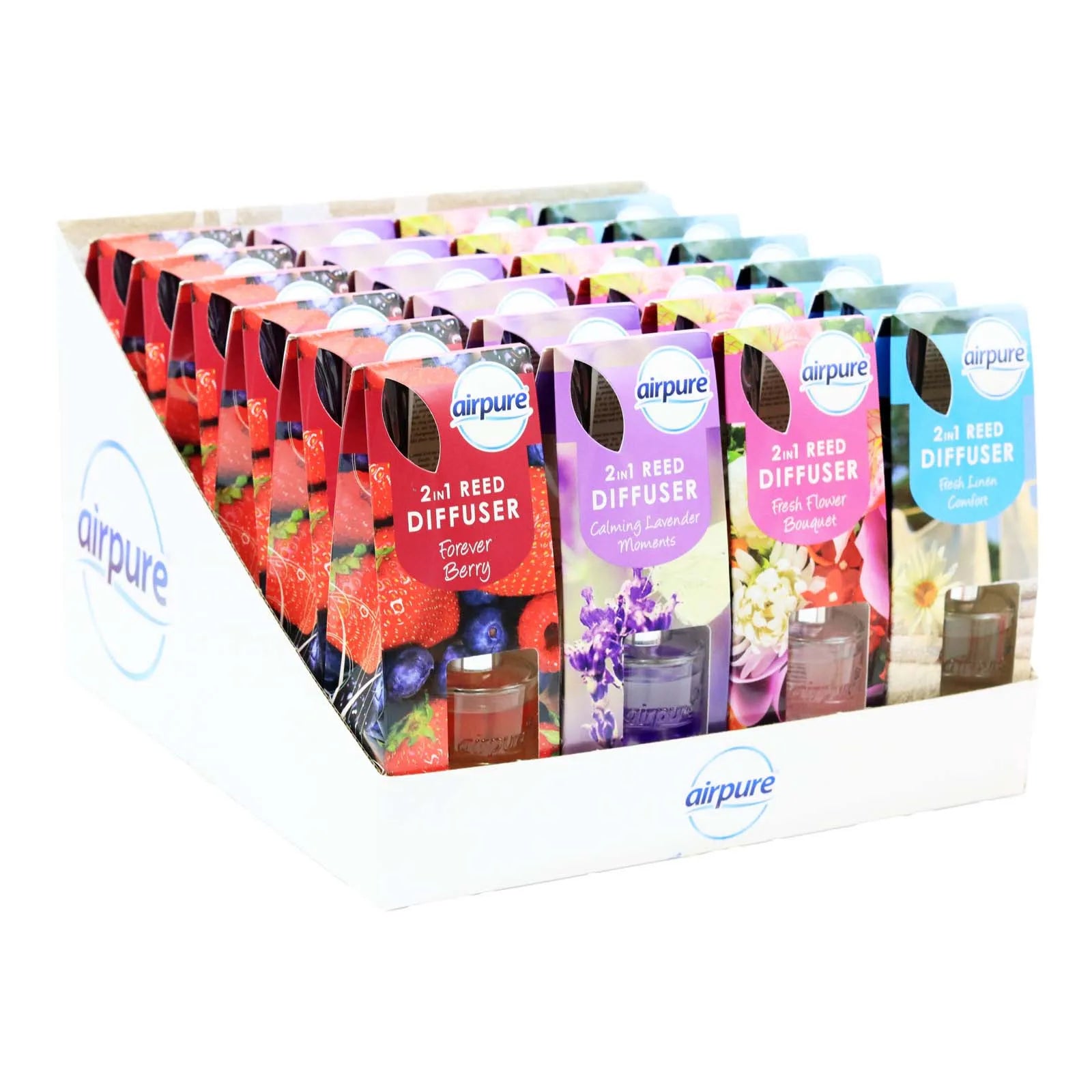 Airpure 2 In 1 Reed Diffuser 30ML X24 (Pack of 24)
