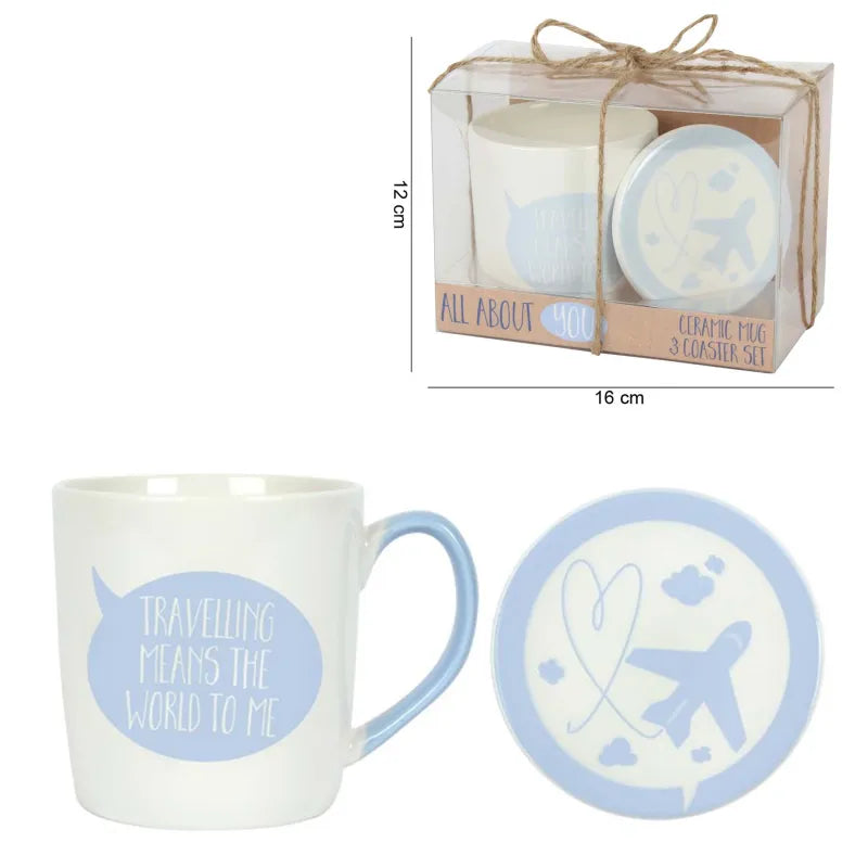 Aa_02127 Mug & Coaster Set (Pack of 3)