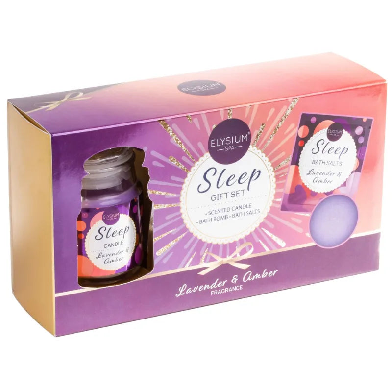 Elysium Spa Lavender & Amber Sleep Set – gift set