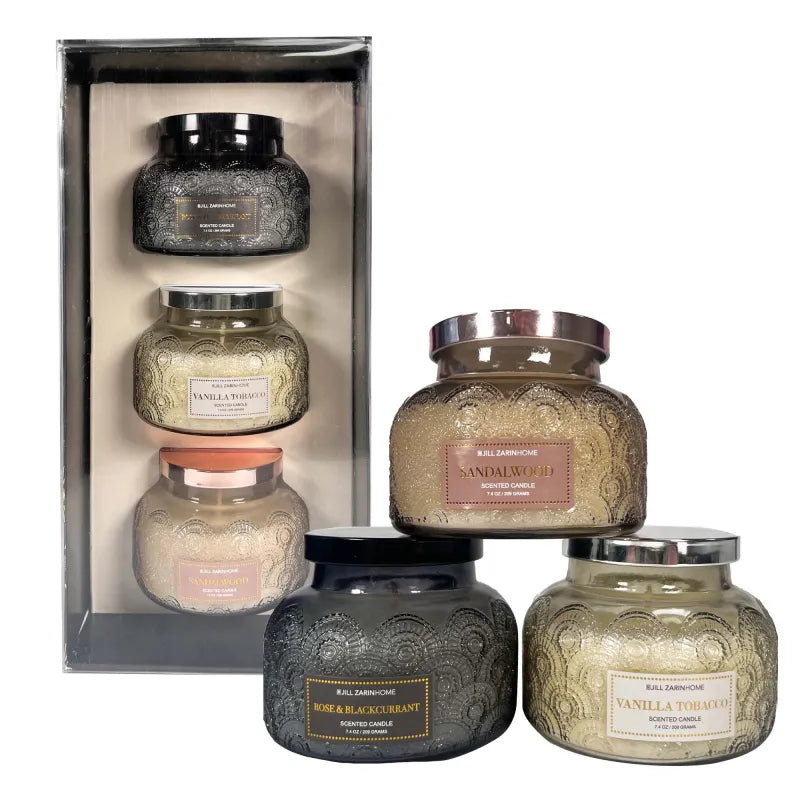 Jill Zarin Home 3 Candle Set 10-20744 (Pack of 6)