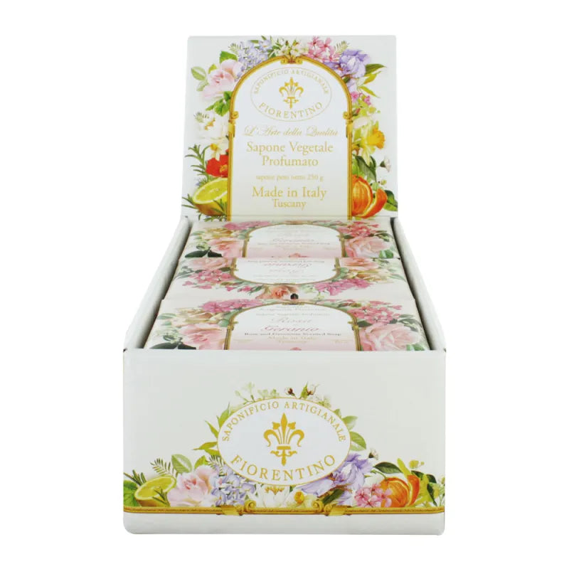 Es-52-B Rose & Geranium Soaps 250G X6 (Pack of 6)