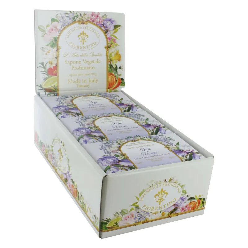 Es-52-C Iris & Glicine Soaps 250G X6 (Pack of 6)