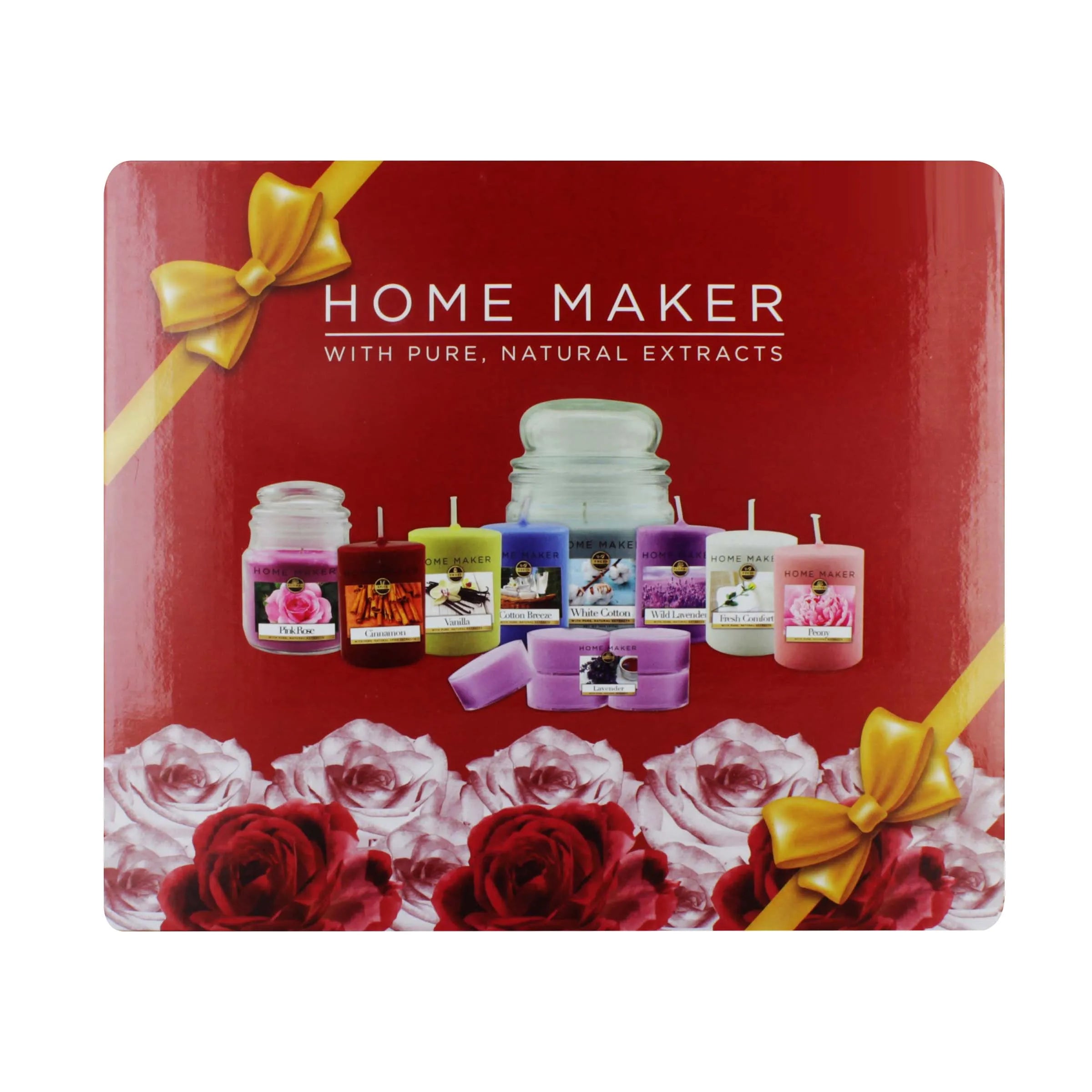 Home Maker Large Candle Gift Set (Pack of 6)