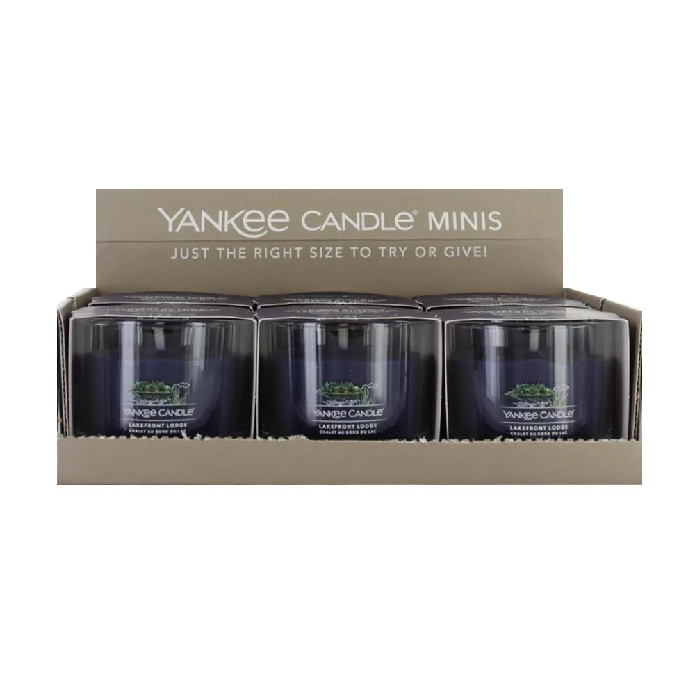 Yankee Votive Candle Lakefront Lodge 37G X6 (Pack of 6)