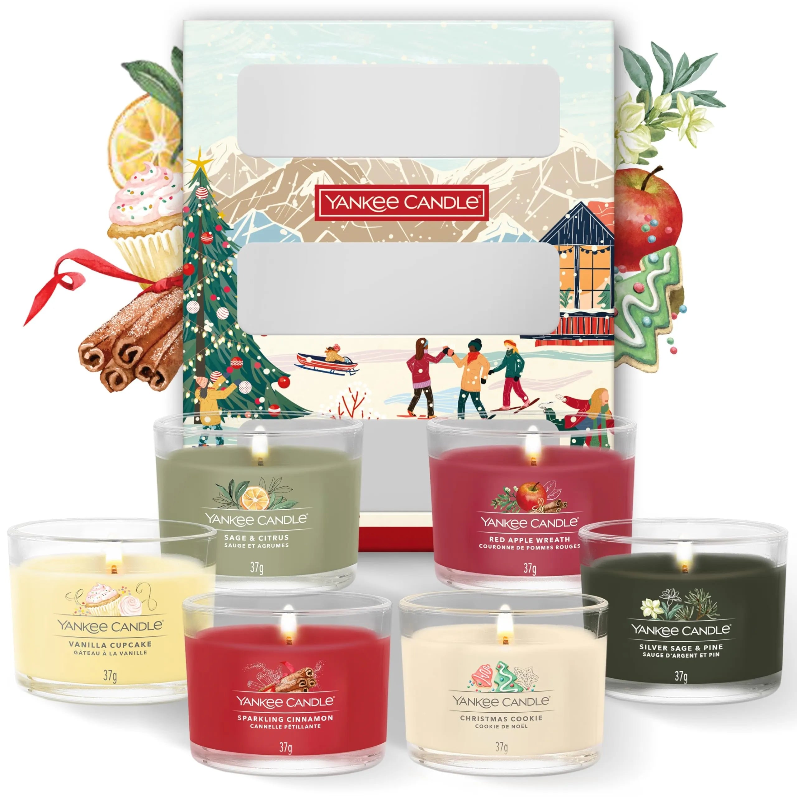 Yankee 6X37G Votive Gift Set (Pack of 3)