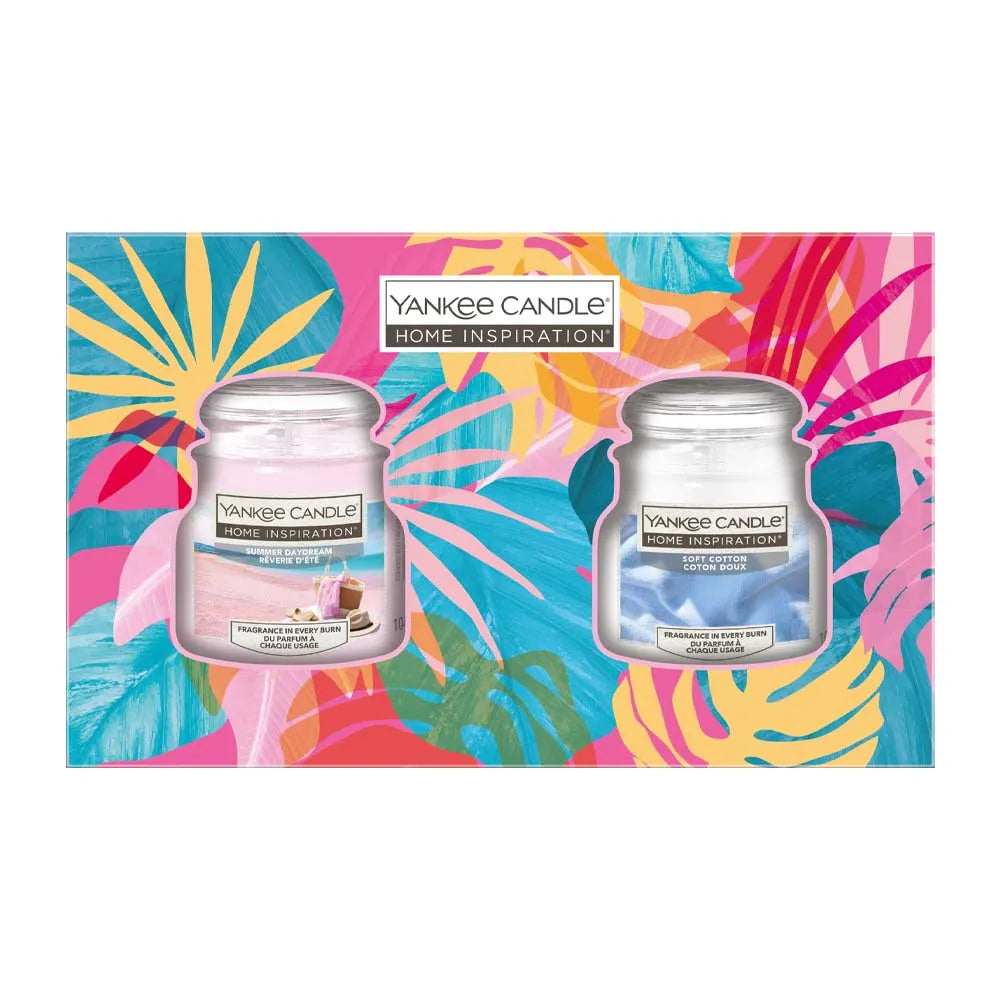 Yankee Hi (2X104G) Small Jar Gift Set(Summer Daydream/Soft Cotton) (Pack of 6)