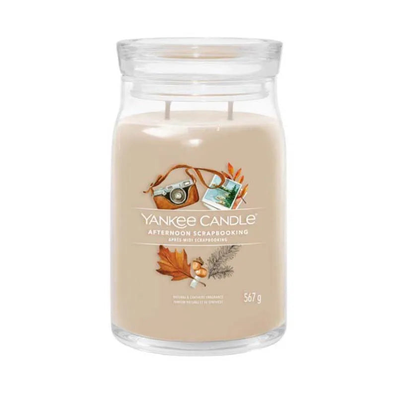 Yankee Signature Afternoon Scrapbooking 567G Candle X4 (Pack of 4)