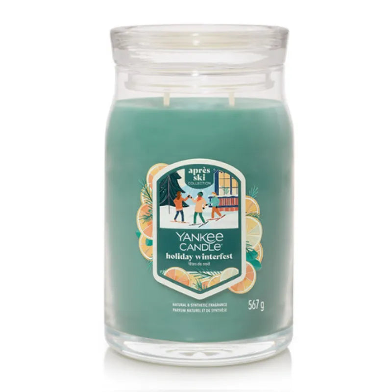 Yankee Signature Holiday Winterfest Candle 567g – scented candle