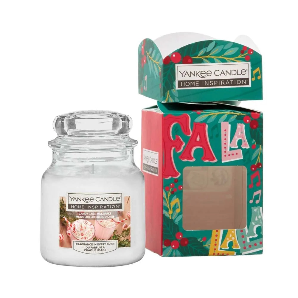 Yankee Candy Cane Milkshake Candle Jar 104G Boxed (Pack of 6)