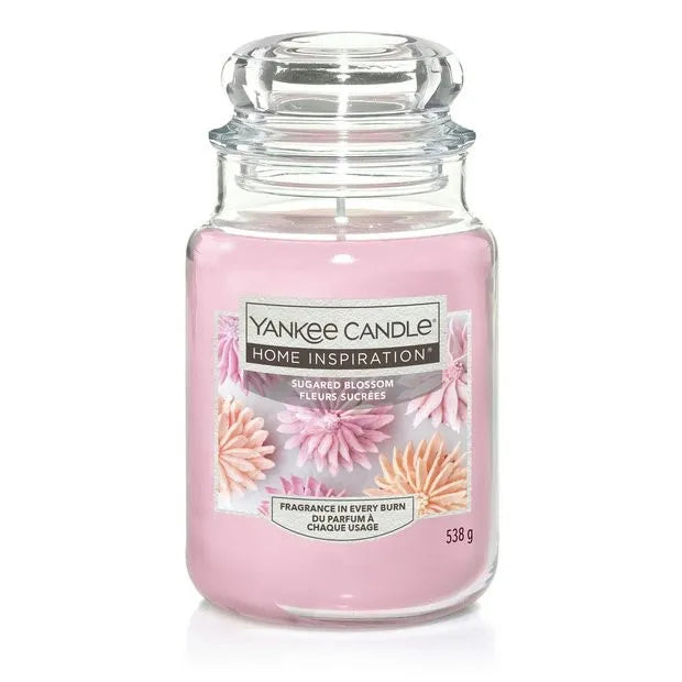 Yankee Candle Home Inspiration Sugared Blossom 538G X 4 (Pack of 4)