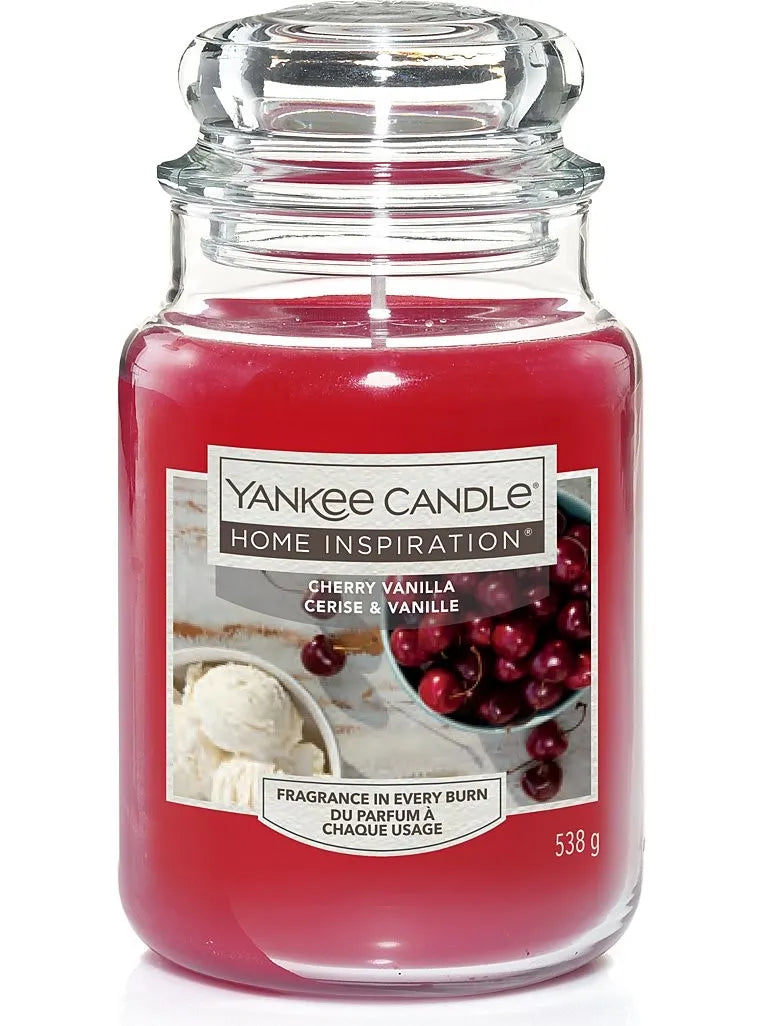 Yankee Candle Home Inspiration Cherry Vanilla 538G X 4 (Pack of 4)
