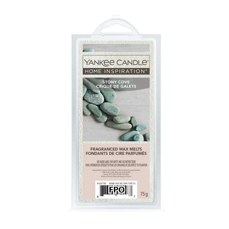 Yankee Wax Melts 75G Stony Cove X5 (Pack of 6)