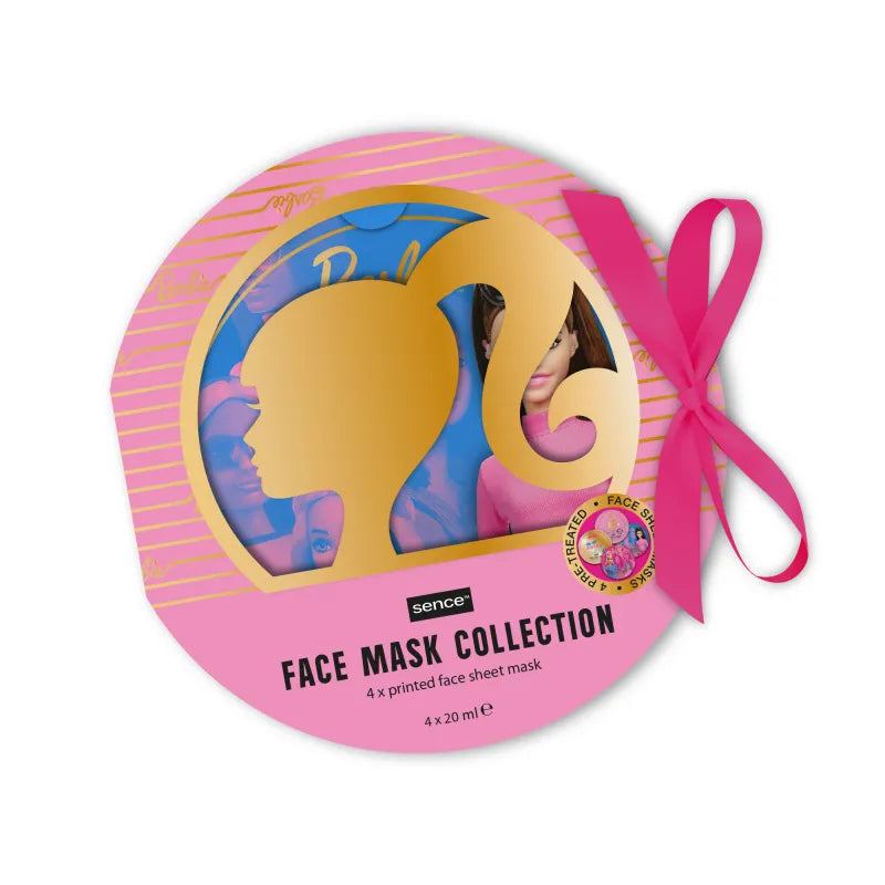 2040989 Barbie 4Pce Face Mask Booklet (Pack of 6)