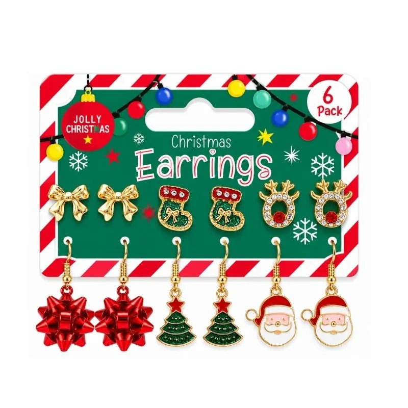 Christmas Earrings 6 Pack – jewellery