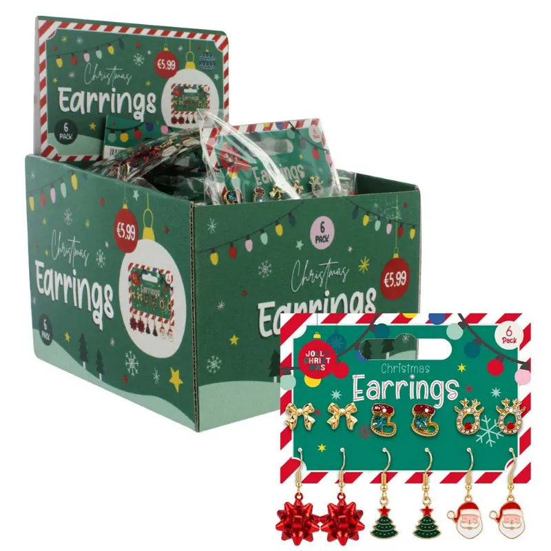 Christmas Earrings 6 Pack – jewellery