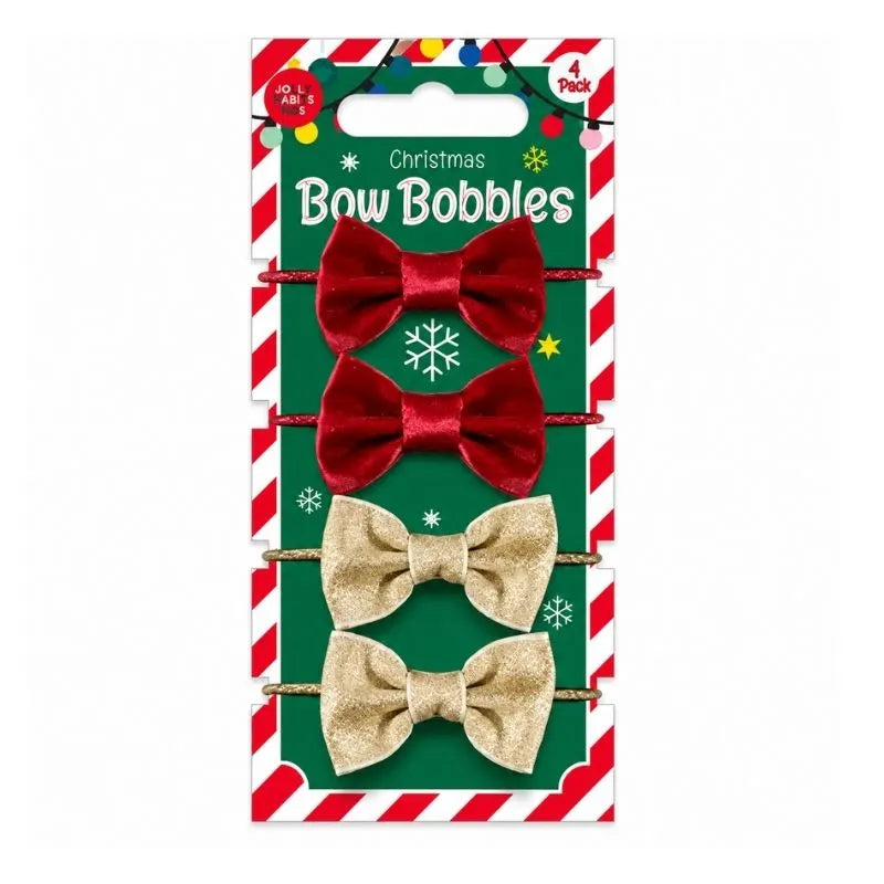 Christmas Hair Bows 4 Pack – hair accessory