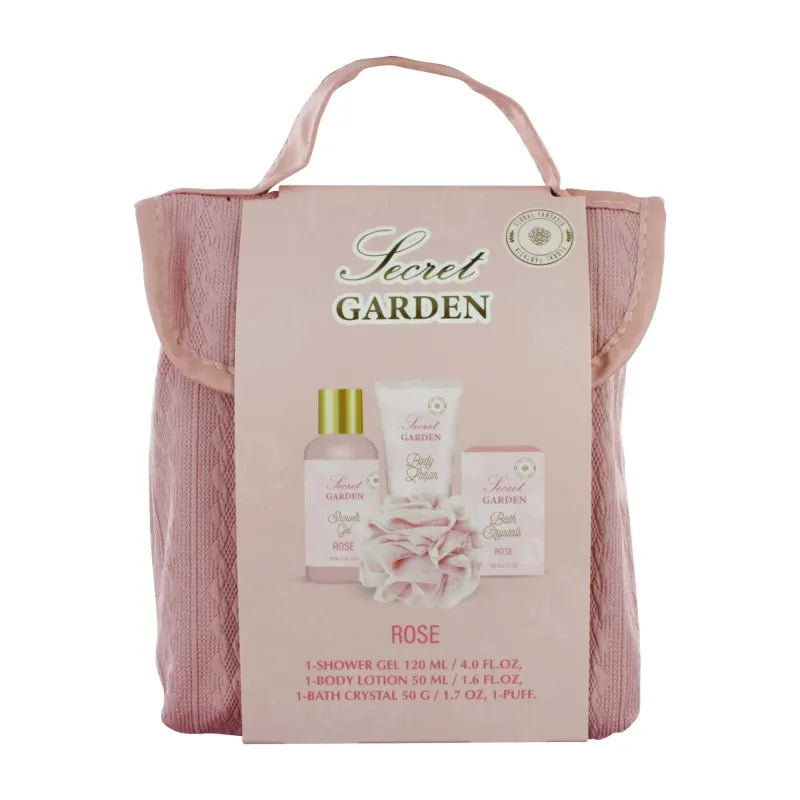 G23601 Secret Garden Rose 5Pce Bag Set X8 (Pack of 8)