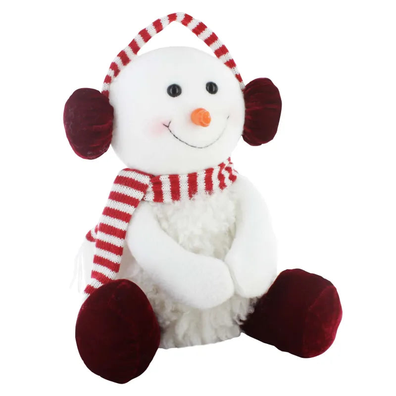 24852B Snowman With Earmuffs H28Cm (Pack of 3)