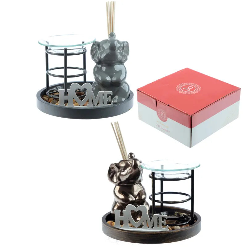 Ob265B Eden Elephant Oil Burner Set (Pack of 6)