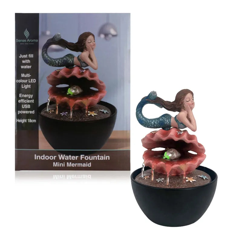 Mermaid Mini Fountain J-310