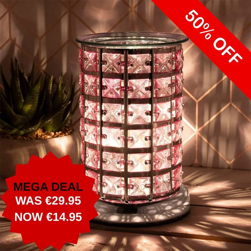 Lp46010 Desire Aroma Lamp Silver & Pink***Special 25 (Pack of 12)