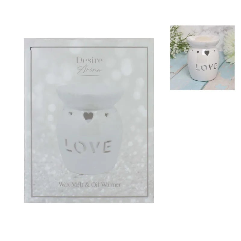 Lp47749 Desire Aroma Love Oil Burner White (Pack of 2)