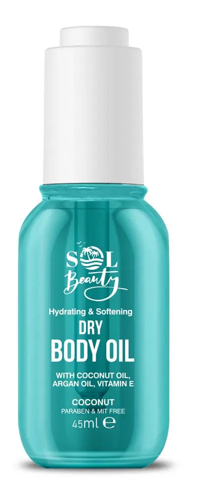 Sol Beauty Coconut Dry Body Oil 45ML X 8 (Pack of 6)