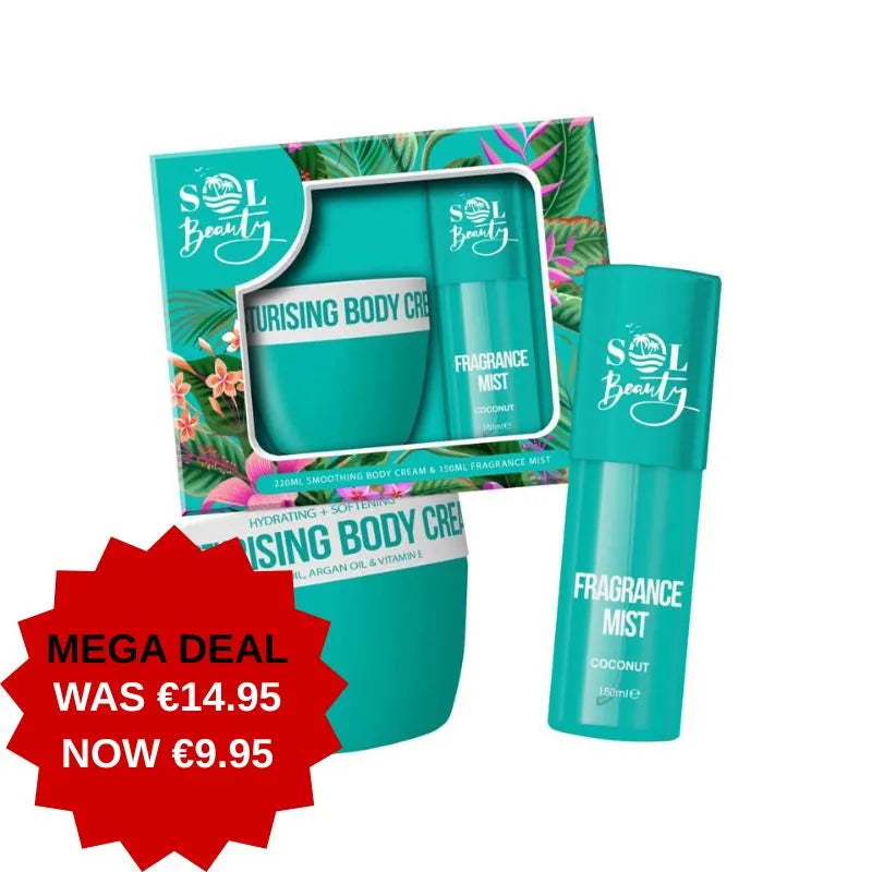 Sol Beauty Coconut Mist & Body Cream Set***Special 25 (Pack of 8)