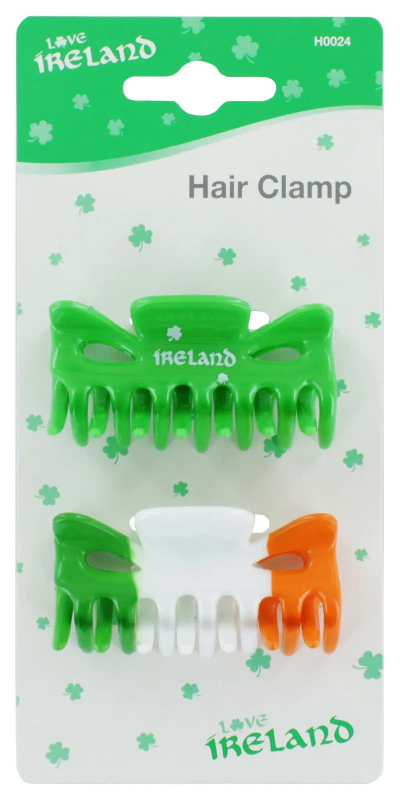 Irish 2 Hair Clamps (Pack of 6)
