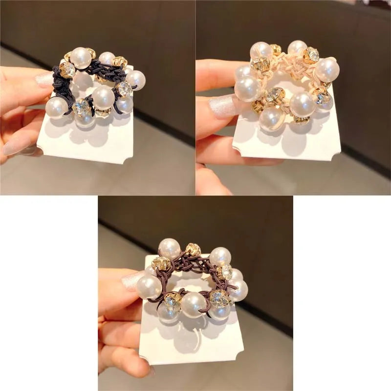 Crystal Bead Pearl Ball Ponio (Pack of 12)