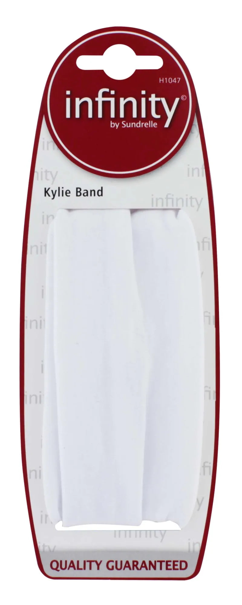 Infinity Kylie Head Bands White (Pack of 6)