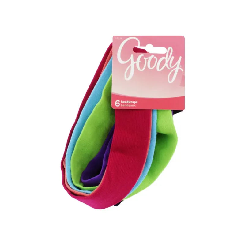 Goody 6 Coloured Cloth H/Bands (Pack of 6)