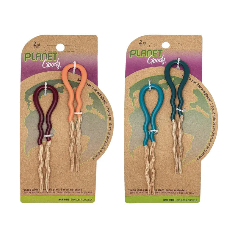 Planet Goody 2 French Hair Pins (Pack of 6)